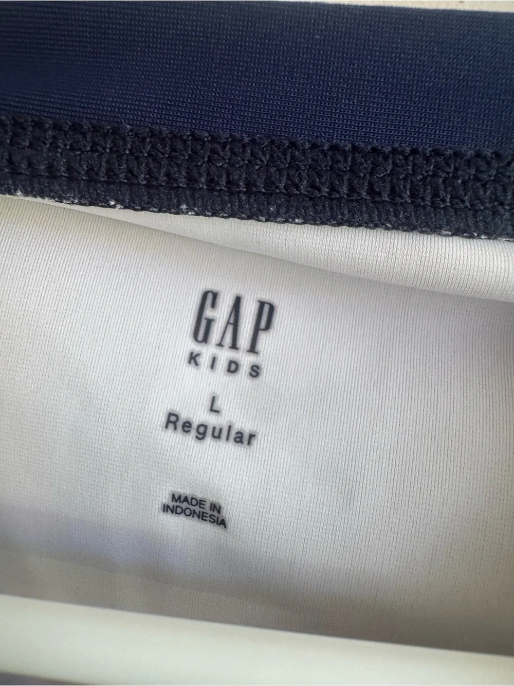 GAP Kids White with Navy Trim and Shark Graphic Short Sleeve Rashguard